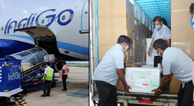  കേരളം വാങ്ങിയ മൂന്നരലക്ഷം ഡോസ് വാക്‌സിന്‍ സംസ്ഥാനത്തെത്തി; വിതരണം ഉടന്‍