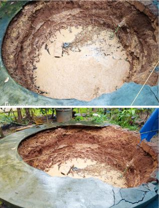  കനത്ത മഴയില്‍ വീടിനോട് ചേര്‍ന്നുള്ള കിണര്‍ ഇടിഞ്ഞു താഴ്ന്നു