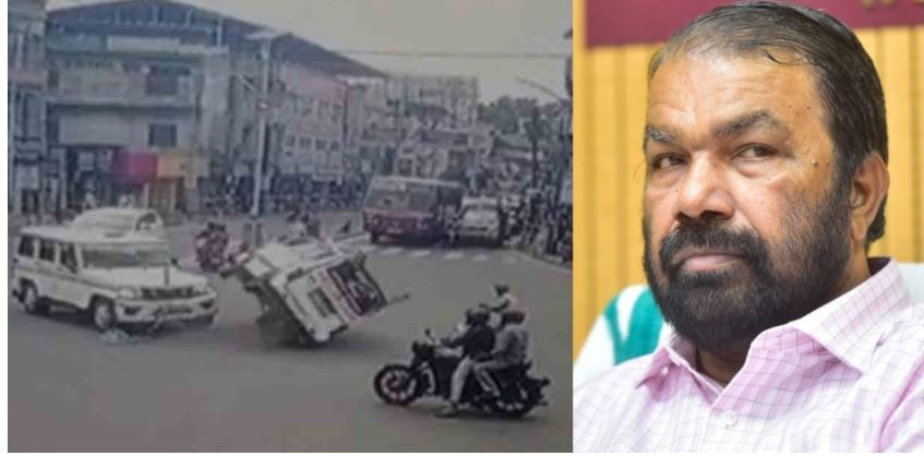  മന്ത്രി വി ശിവൻകുട്ടിയുടെ പൈലറ്റ് വാഹനം ആംബുലൻസിൽ ഇടിച്ച സംഭവം; പൊലീസുകാർക്കെതിരെ അച്ചടക്ക നടപടി