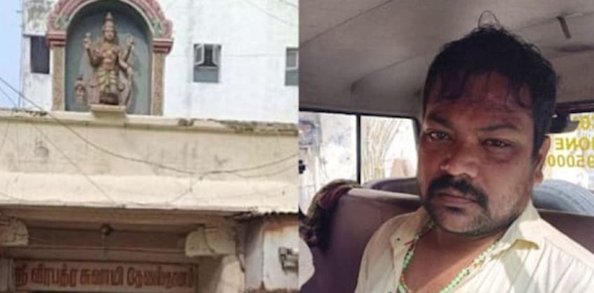  പ്രാർത്ഥിച്ചിട്ട് ഫലം ലഭിച്ചില്ല ; ക്ഷേത്രത്തിന് നേരെ ബോംബെറിഞ്ഞ ആൾ പിടിയിൽ 