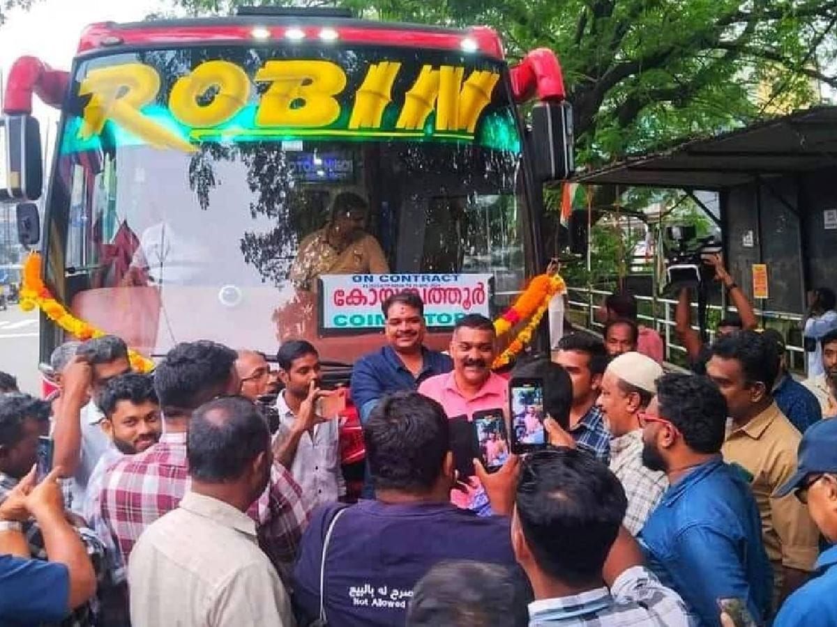  ‘റോബിനെ’ വിടാതെ പിടിച്ച് അധികൃതര്‍; ബസ് മൂവാറ്റുപുഴയിൽ വെച്ച് ആർടിഒ തടഞ്ഞു