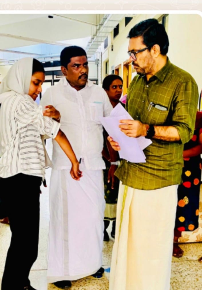  കേരളോത്സവം പഞ്ചഗുസ്തി മൽസരത്തിൽ പങ്കെടുത്ത് ഗുരുതര  പരിക്കേറ്റ സംഭവം:ഒടുവിൽ ദിയക്ക്  അധികൃതരുടെ ദയ