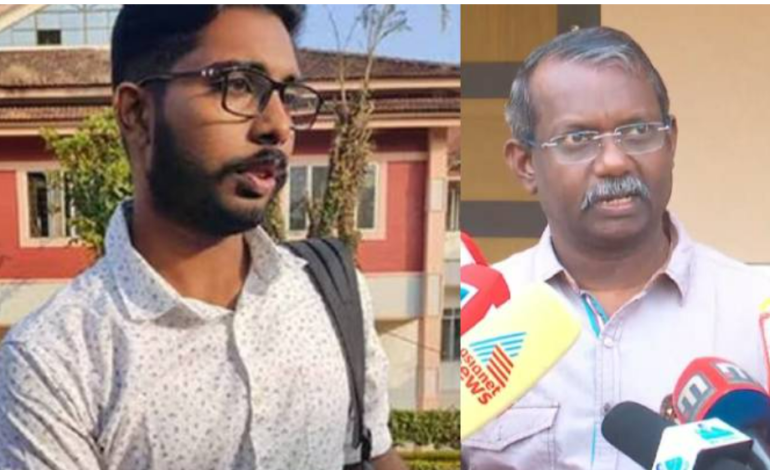  സിദ്ധാര്‍ത്ഥന്റെ ജീവന്‍ രക്ഷിക്കാന്‍ ശ്രമിച്ചു; ഡീന്‍ എംകെ നാരായണന്‍